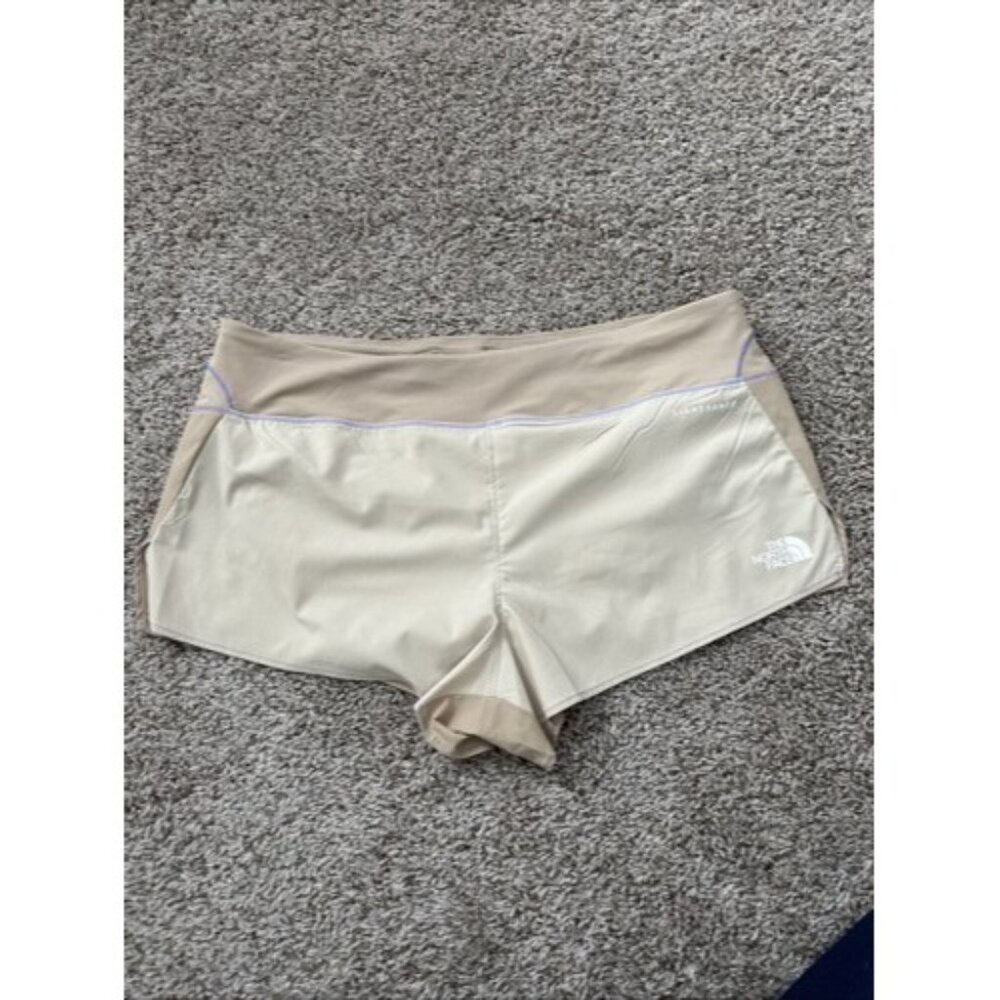 The North Face Women's Summer Light Shorts 2.5" Size Large Active Tan Logo
